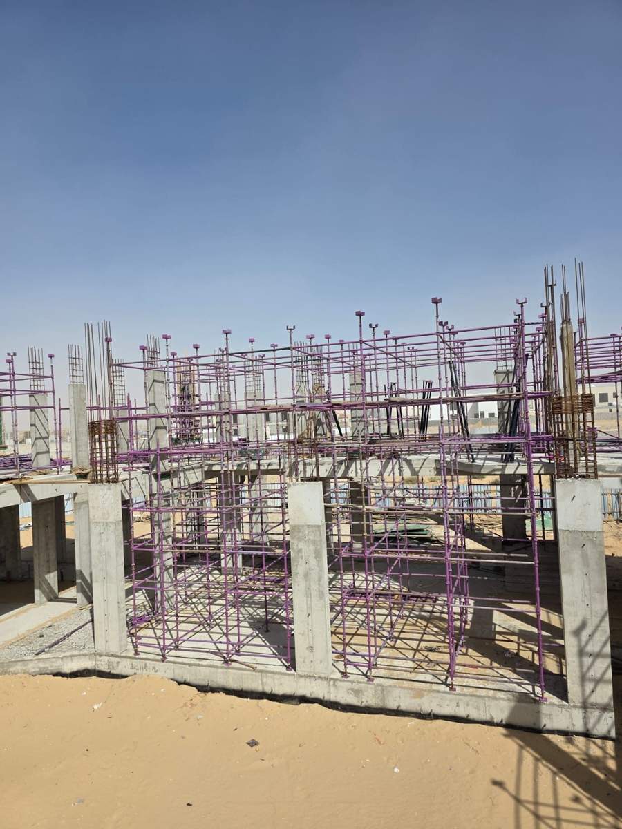 Cuplock scaffolding slab support system manufactured by Scaffworks UAE