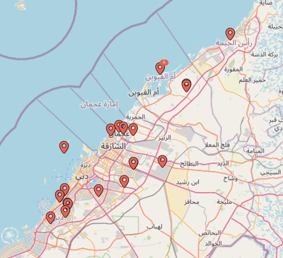 Scaffworks active scaffolding projects across Dubai Sharjah Ajman UAQ RAK UAE